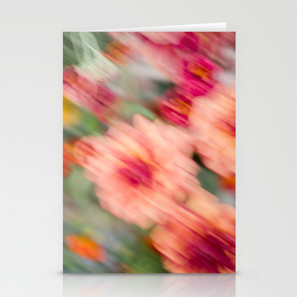 Moving Flowers | Abstract Floral Photography Stationery Card Gallery Image 1