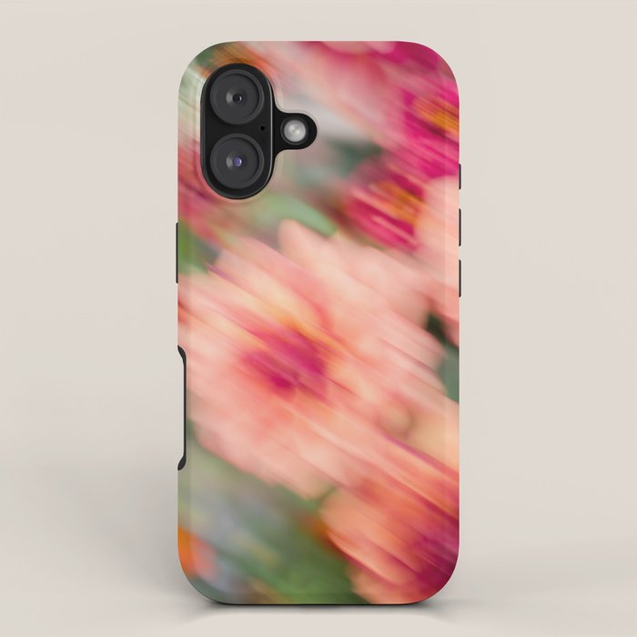 Moving Flowers | Abstract Floral Photography iPhone Case Gallery Image 1