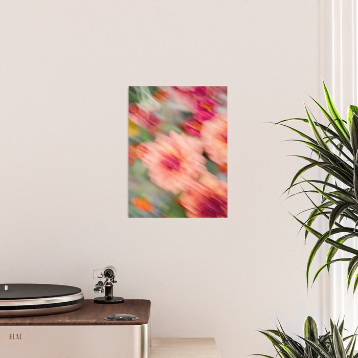 Moving Flowers | Abstract Floral Photography Poster Gallery Image 2