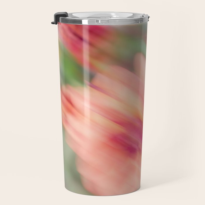 Moving Flowers | Abstract Floral Photography Travel Mug Gallery Image 3