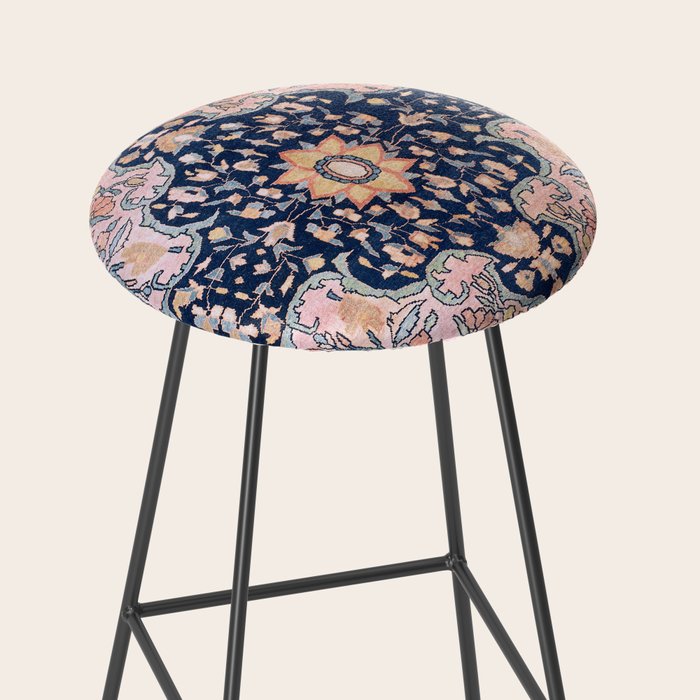 Sarouk  Antique West Persian Rug Print Stool Gallery Image 2