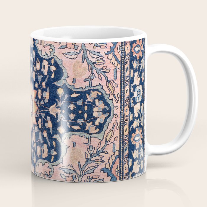 Sarouk  Antique West Persian Rug Print Coffee Mug Gallery Image 1