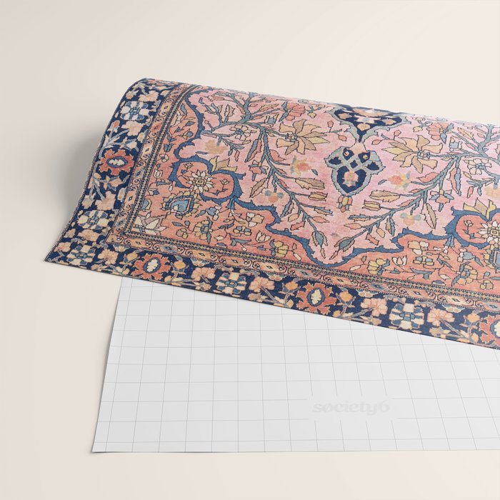 Sarouk  Antique West Persian Rug Print Wrapping Paper Gallery Image 2