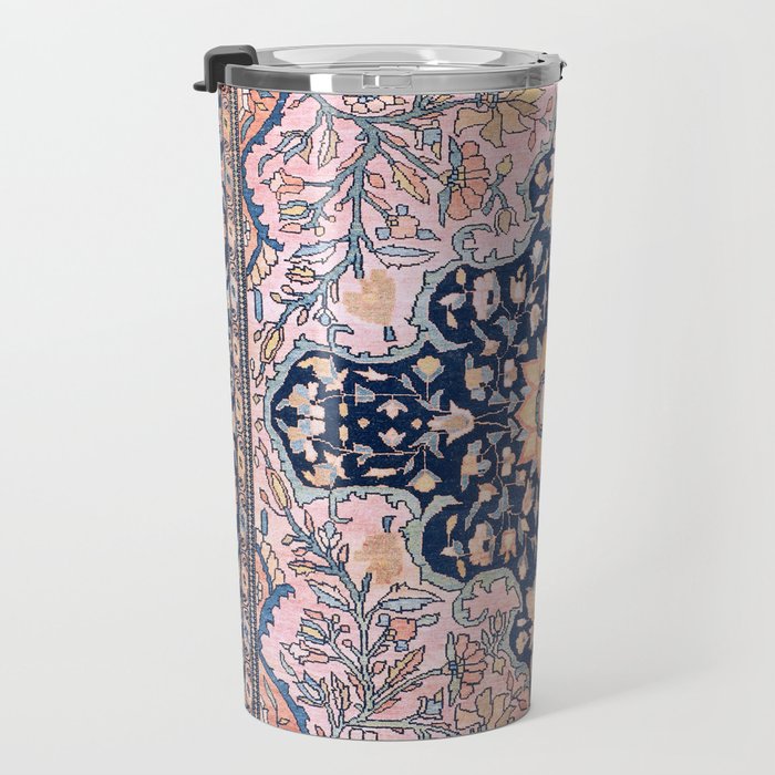 Sarouk  Antique West Persian Rug Print Travel Mug Gallery Image 3