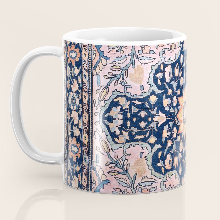 Sarouk  Antique West Persian Rug Print Coffee Mug Gallery Image 3