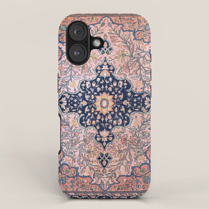 Sarouk  Antique West Persian Rug Print iPhone Case Gallery Image 1