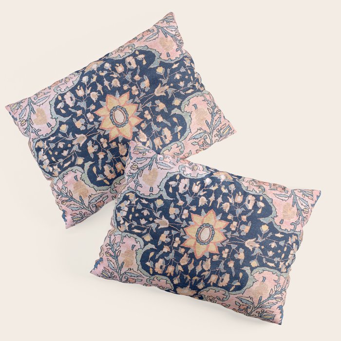 Sarouk  Antique West Persian Rug Print Pillow Sham Gallery Image 1