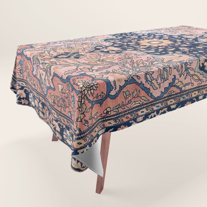 Sarouk  Antique West Persian Rug Print Tablecloth Gallery Image 1