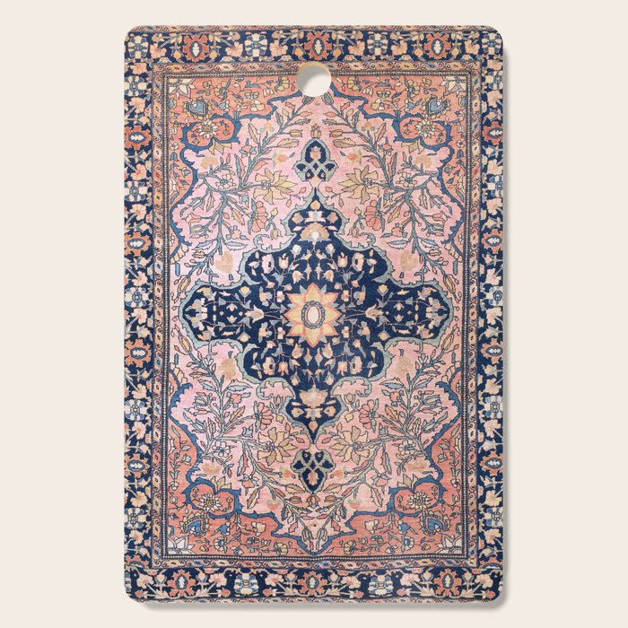 Sarouk  Antique West Persian Rug Print Cutting Board Gallery Image 1
