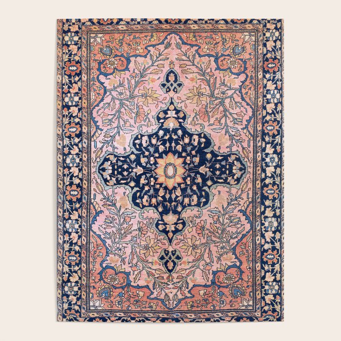 Sarouk  Antique West Persian Rug Print Poster Gallery Image 1