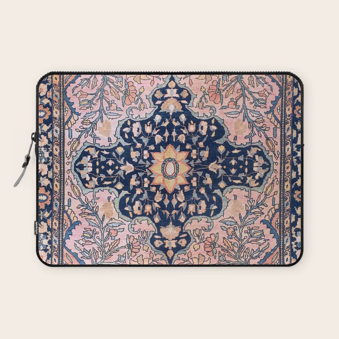 Sarouk  Antique West Persian Rug Print Laptop Sleeve Gallery Image 1