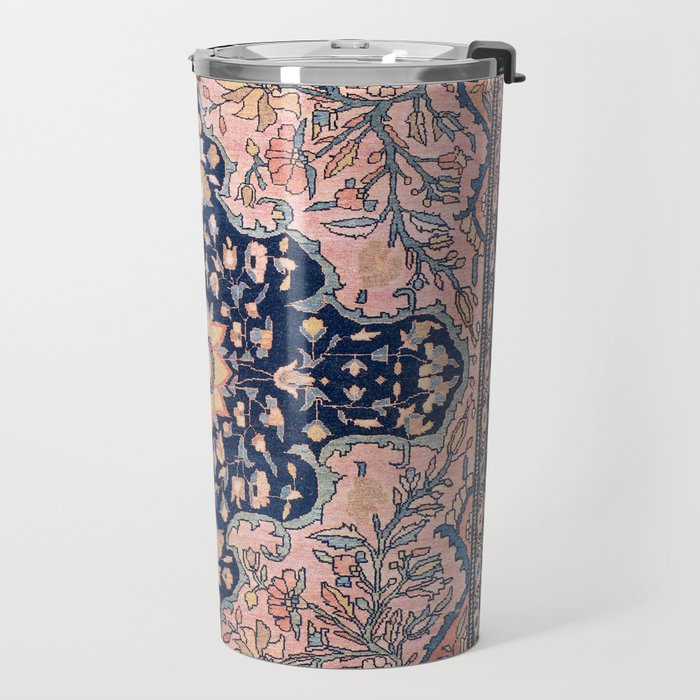 Sarouk  Antique West Persian Rug Print Travel Mug Gallery Image 2