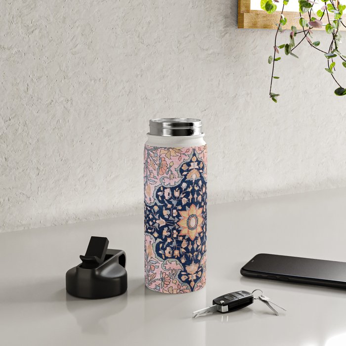 Sarouk  Antique West Persian Rug Print Water Bottle Gallery Image 4