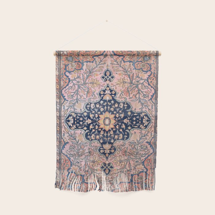 Sarouk  Antique West Persian Rug Print Wall Hanging Gallery Image 1