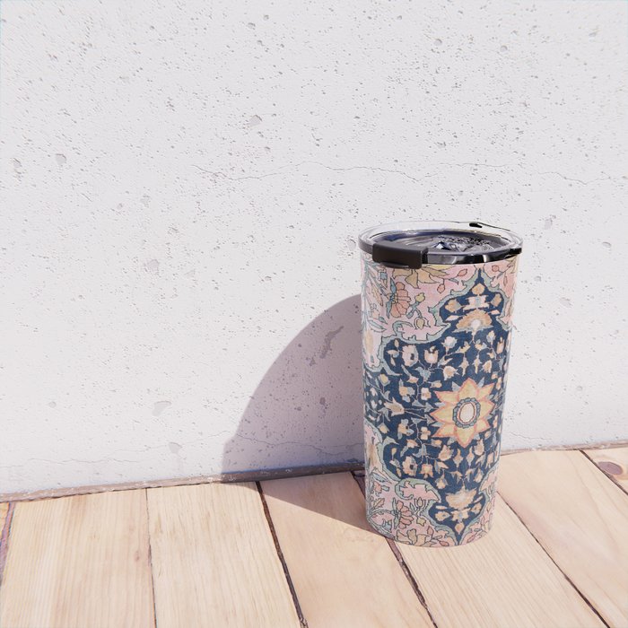 Sarouk  Antique West Persian Rug Print Travel Mug Gallery Image 4