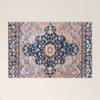 Sarouk  Antique West Persian Rug Print Welcome Mat Gallery Image 1