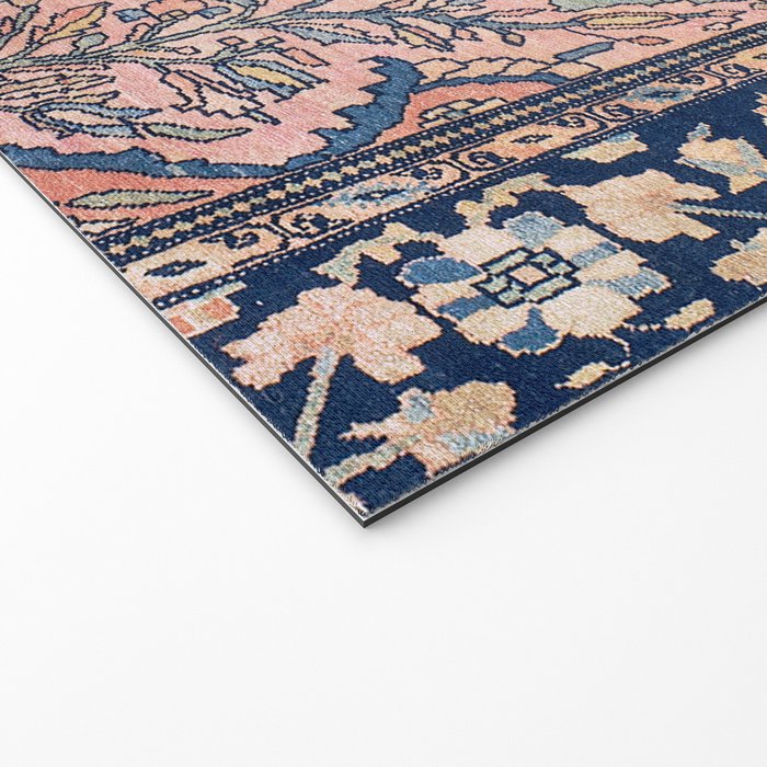 Sarouk  Antique West Persian Rug Print Welcome Mat Gallery Image 2