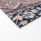 Sarouk  Antique West Persian Rug Print Welcome Mat Gallery Image 2