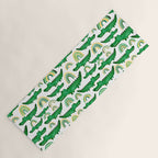 Watercolor Alligator Rainbows Yoga Mat Gallery Image 1