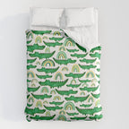 Watercolor Alligator Rainbows Comforter Gallery Image 6