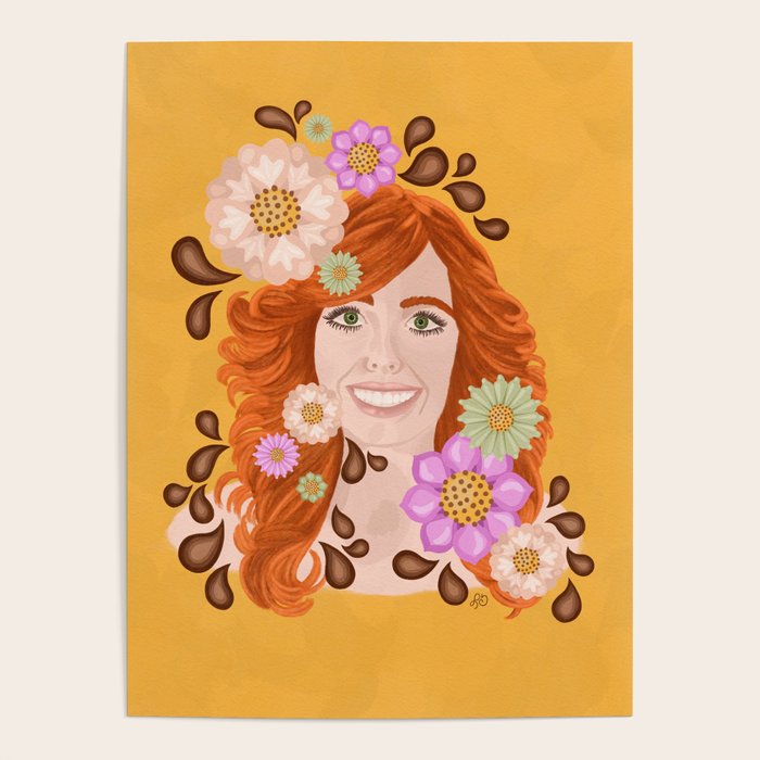 Vintage Beauty Retro Portrait Poster Gallery Image 1