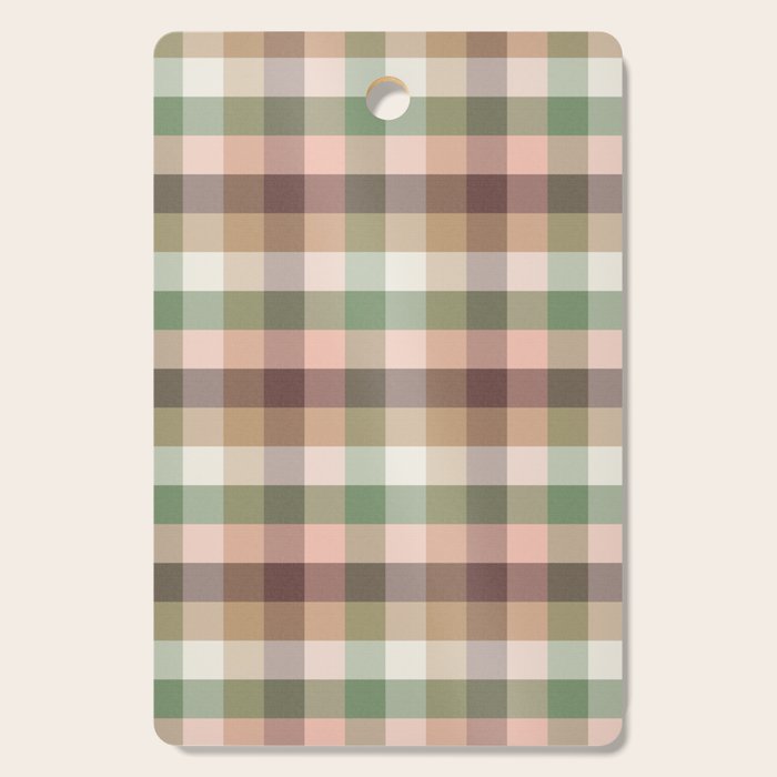 Timberland Gingham Plaid Cozy Heirloom Multi Cutting Board Gallery Image 1