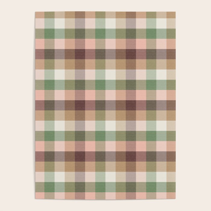 Timberland Gingham Plaid Cozy Heirloom Multi Poster Gallery Image 1