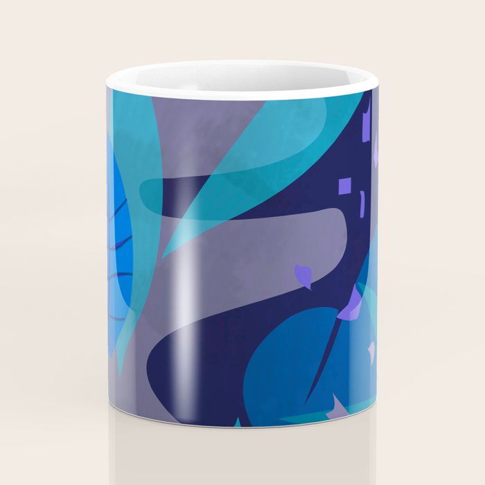 Botanika 6 Blue Coffee Mug Gallery Image 4
