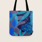Botanika 6 Blue Tote Bag Gallery Image 1