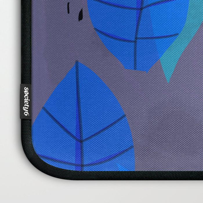 Botanika 6 Blue Laptop Sleeve Gallery Image 3