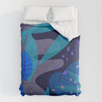 Botanika 6 Blue Comforter Gallery Image 6