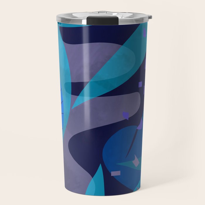 Botanika 6 Blue Travel Mug Gallery Image 1