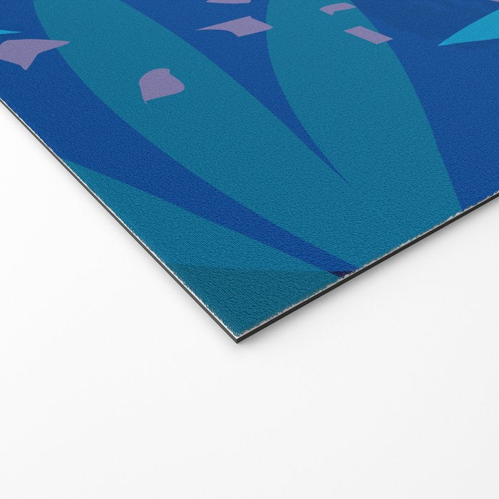 Botanika 6 Blue Welcome Mat Gallery Image 2