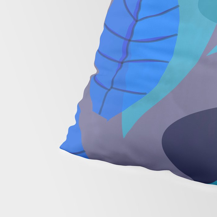 Botanika 6 Blue Pillow Sham Gallery Image 4