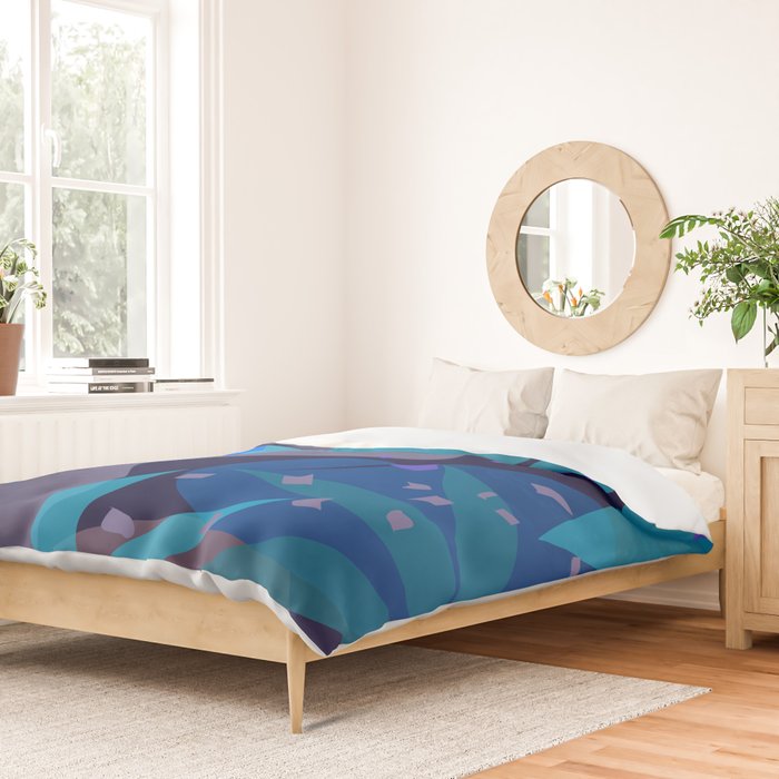 Botanika 6 Blue Duvet Cover Gallery Image 2
