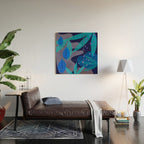 Botanika 6 Blue Wood Wall Art Gallery Image 2