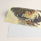 'Christmas Party Cats' by Louis Wain Vintage Cat Art Wrapping Paper Gallery Image 2