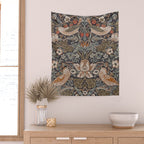 Strawberry thief, William Morris  Wall Tapestry Gallery Image 2