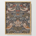 Strawberry thief, William Morris  Serving Tray Gallery Image 1