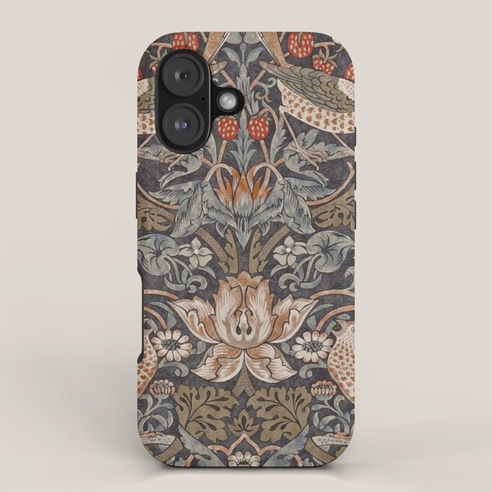 Strawberry thief, William Morris  iPhone Case Gallery Image 1