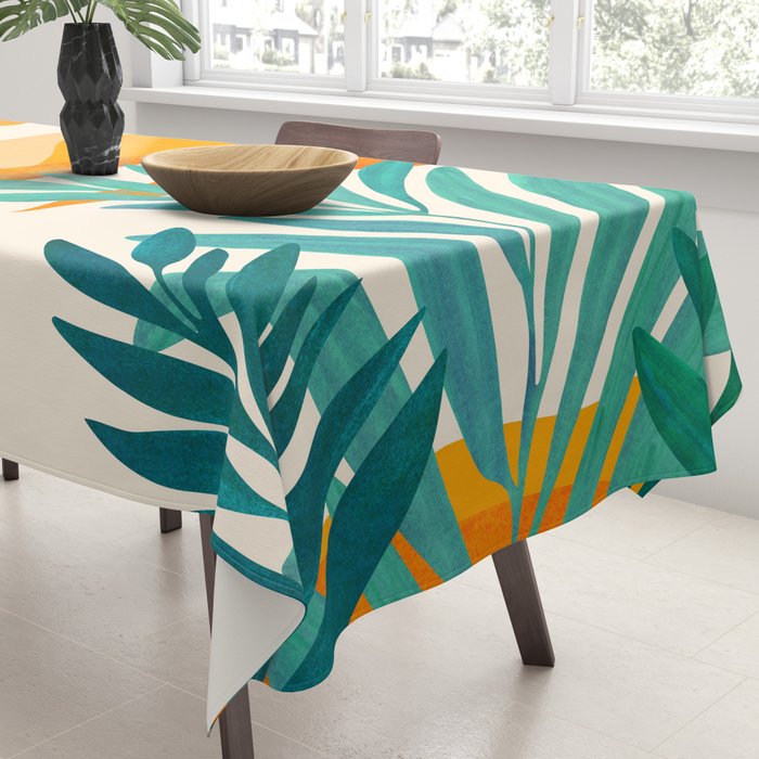 Alpine Sunset Abstract Landscape Series Tablecloth Gallery Image 3