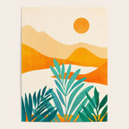 Alpine Sunset Abstract Landscape Series Poster Gallery Image 4