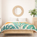 Alpine Sunset Abstract Landscape Series Duvet Cover Gallery Image 3