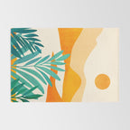 Alpine Sunset Abstract Landscape Series Rug Gallery Image 2