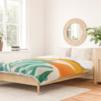 Alpine Sunset Abstract Landscape Series Duvet Cover Gallery Image 2