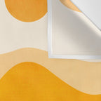 Alpine Sunset Abstract Landscape Series Wall Tapestry Gallery Image 3