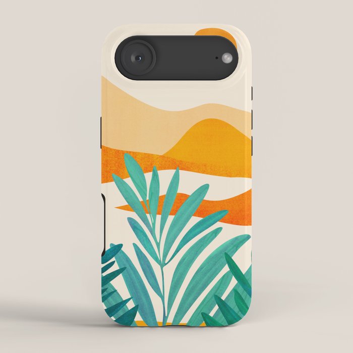 Alpine Sunset Abstract Landscape Series iPhone Case Gallery Image 2
