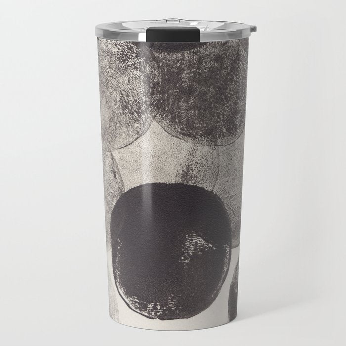 Half Full #1 Travel Mug Gallery Image 1