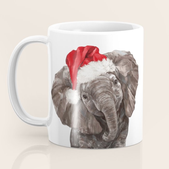 Christmas Baby Elephant Coffee Mug Gallery Image 3