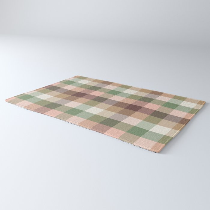 Timberland Gingham Plaid Cozy Heirloom Multi Rug Gallery Image 3